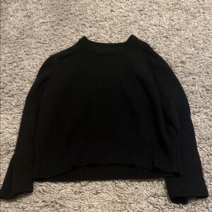 Abercrombie & Fitch Black Crew Neck Sweater